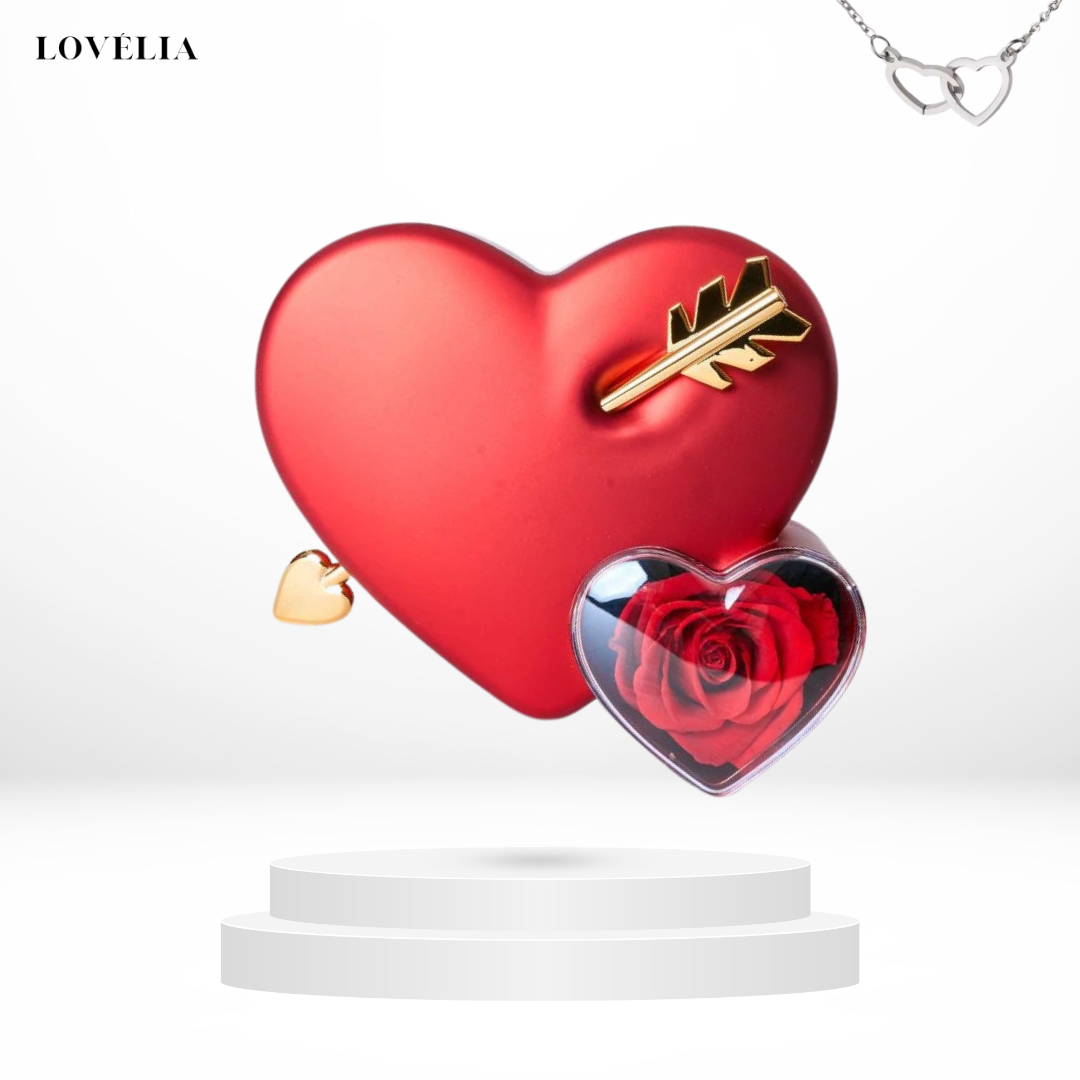 Coffret Cupidon Lovélia™ & Collier Personnalisé