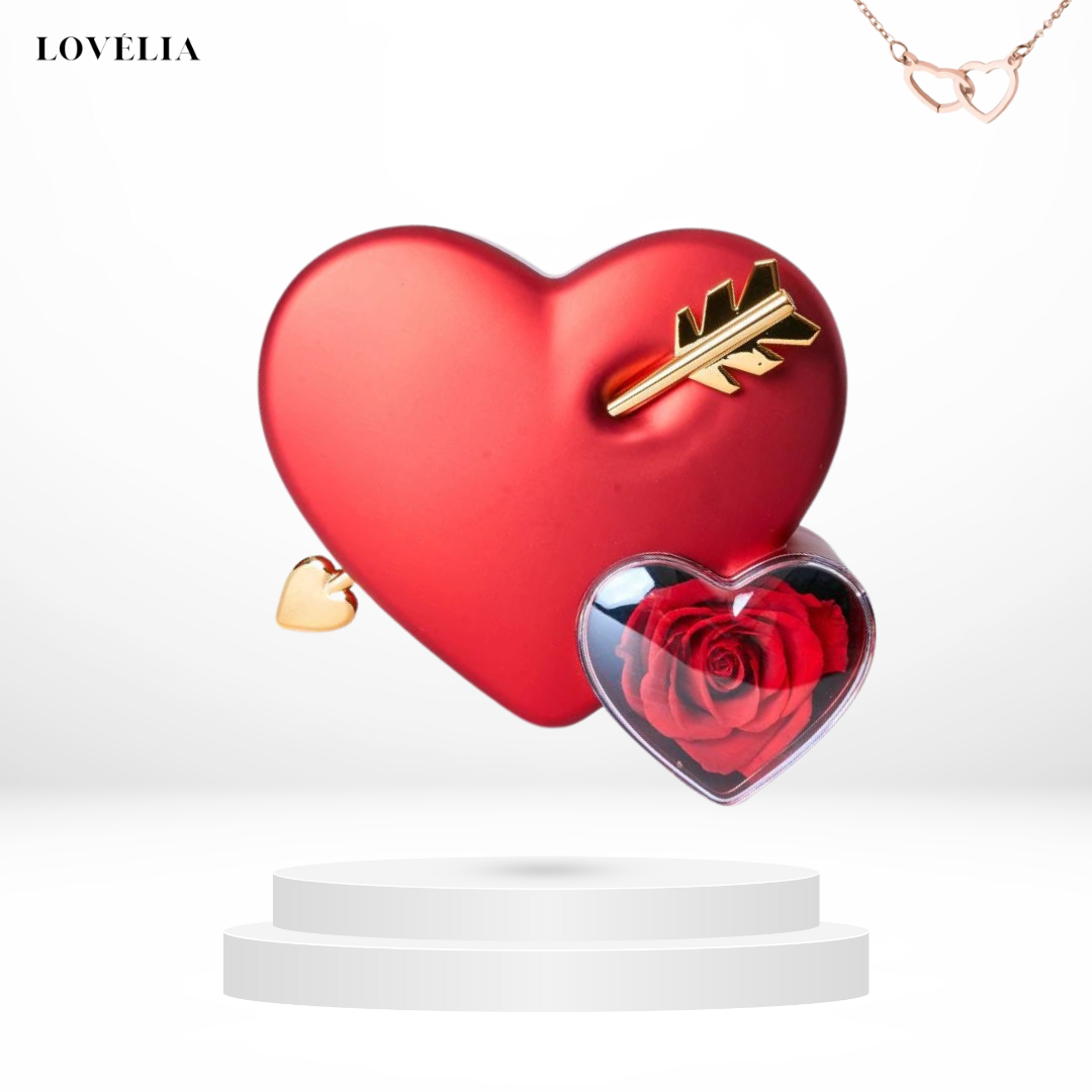 Coffret Cupidon Lovélia™ & Collier Personnalisé
