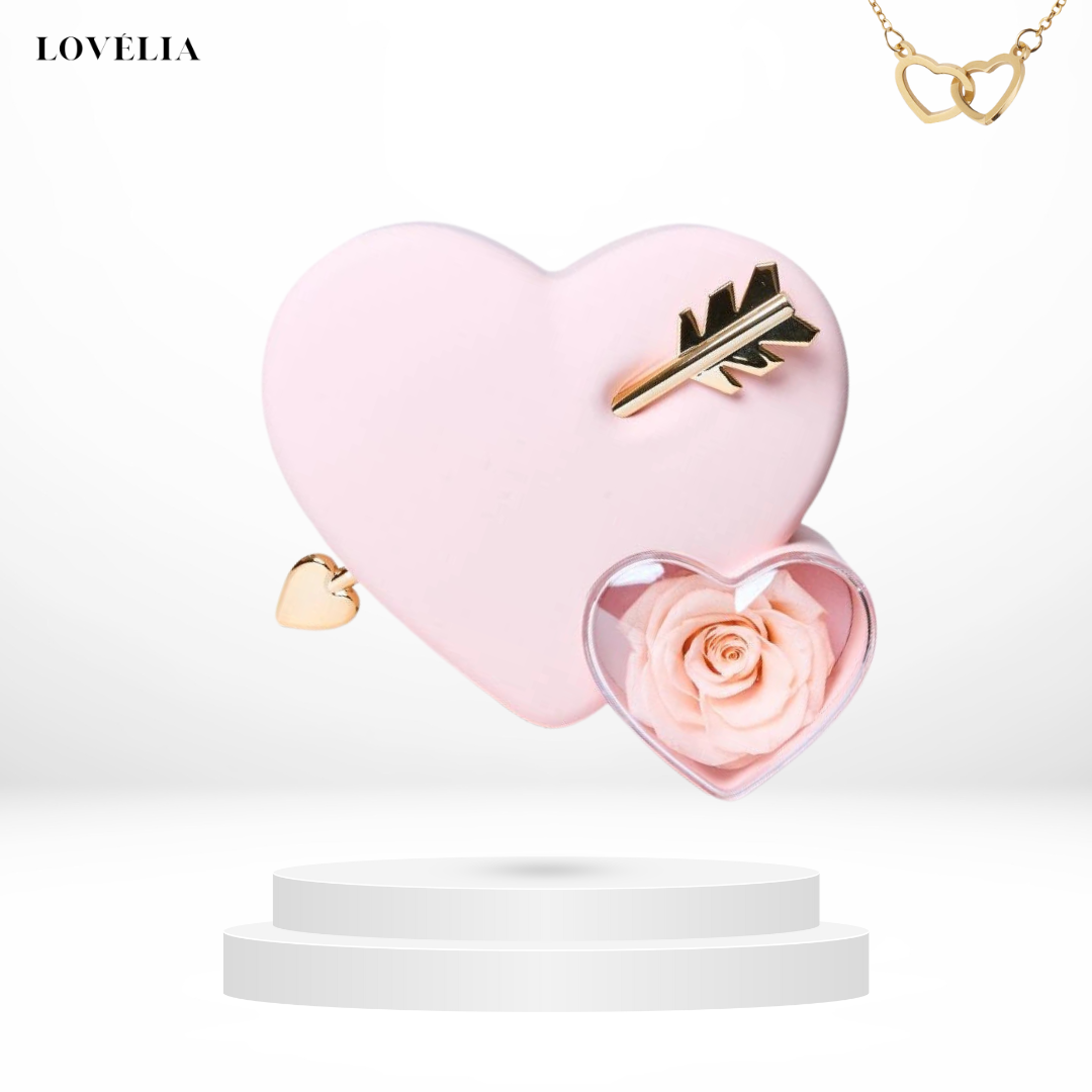 Coffret Cupidon Lovélia™ & Collier Personnalisé