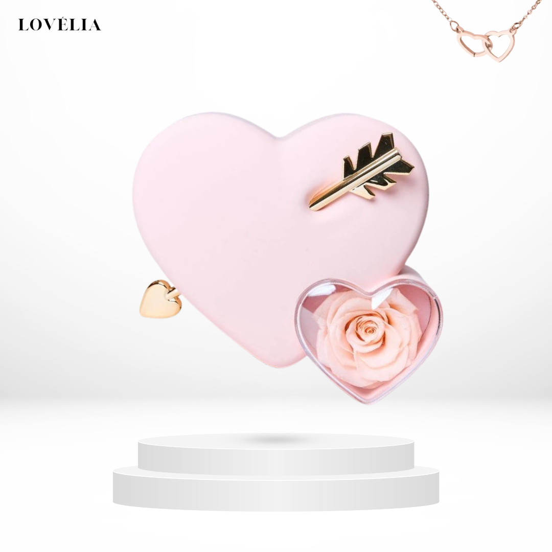 Coffret Cupidon Lovélia™ & Collier Personnalisé