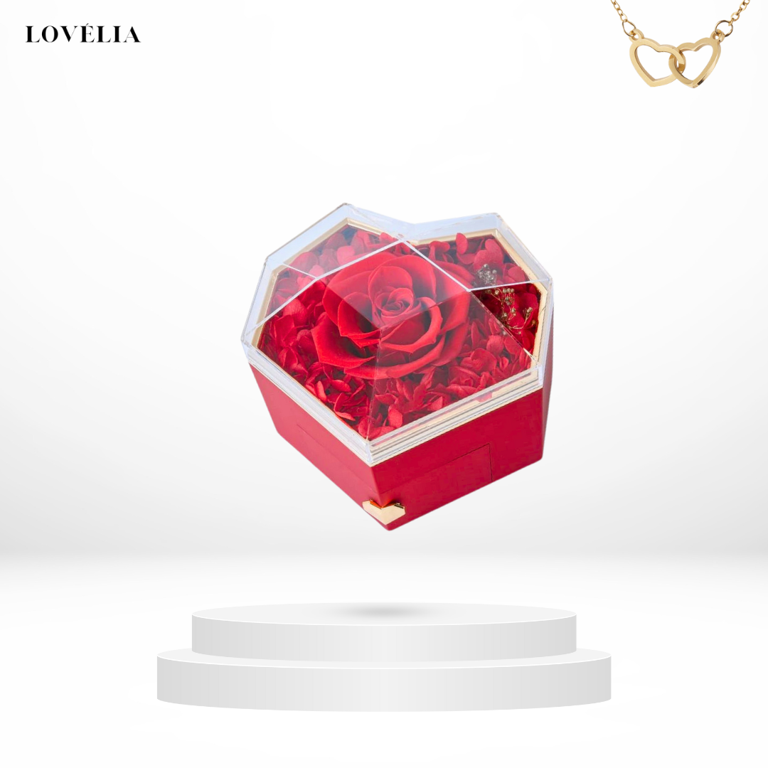 Coffret Cœur Lovélia™ & Collier Personnalisé