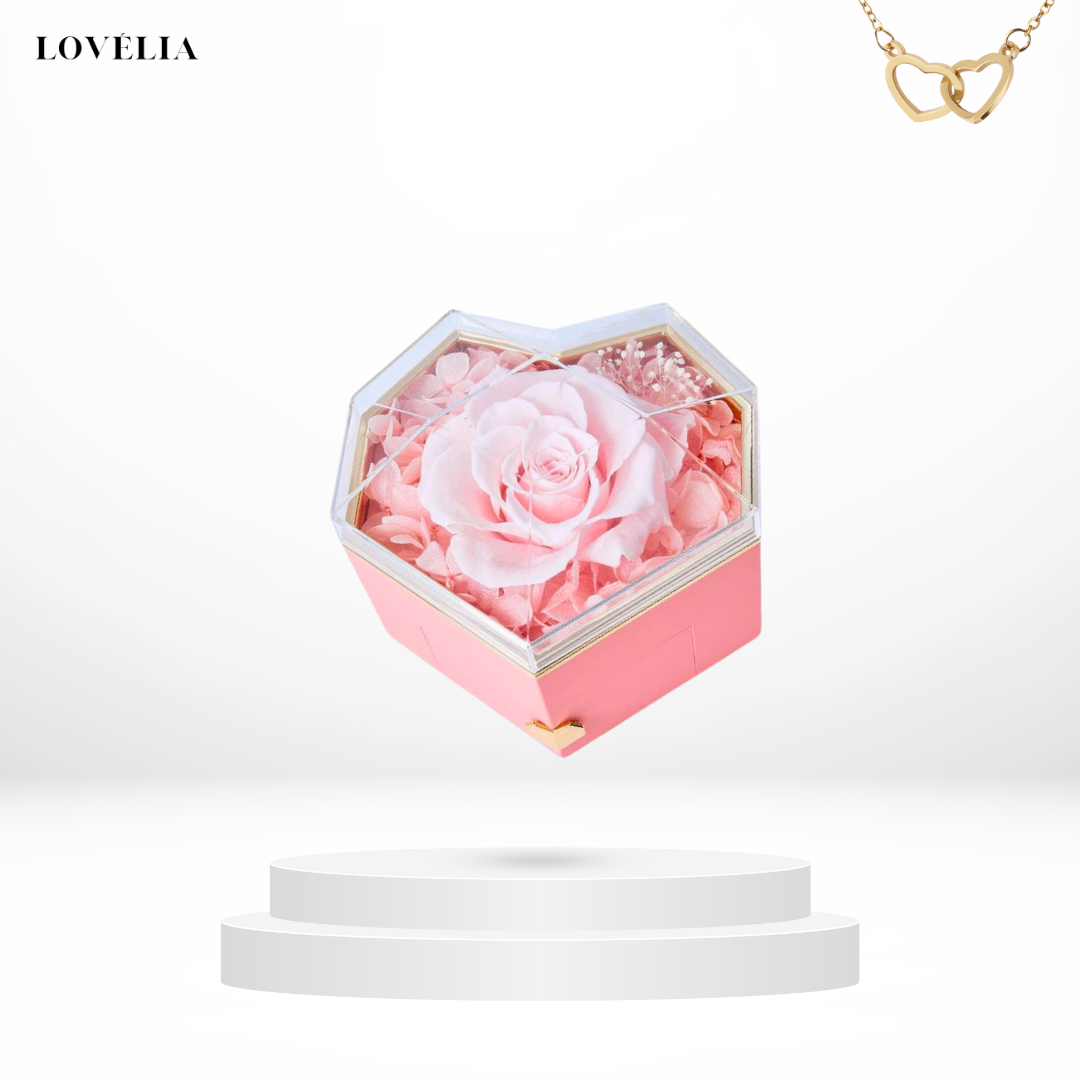Coffret Cœur Lovélia™ & Collier Personnalisé