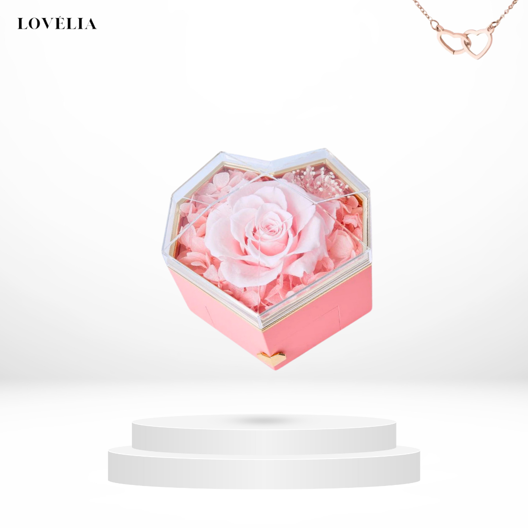 Coffret Cœur Lovélia™ & Collier Personnalisé
