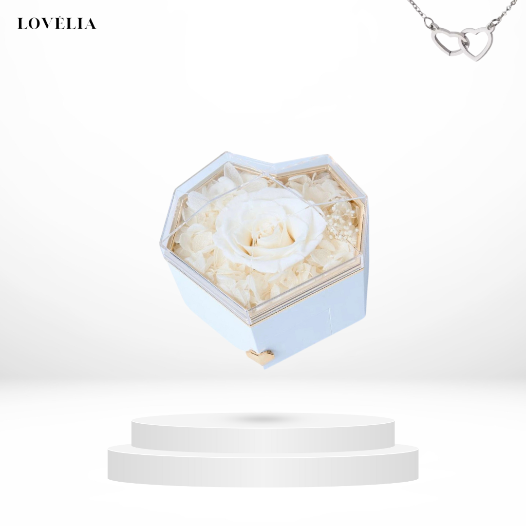 Coffret Cœur Lovélia™ & Collier Personnalisé