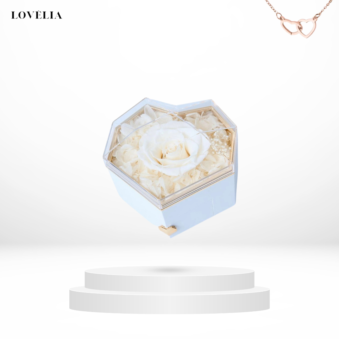 Coffret Cœur Lovélia™ & Collier Personnalisé