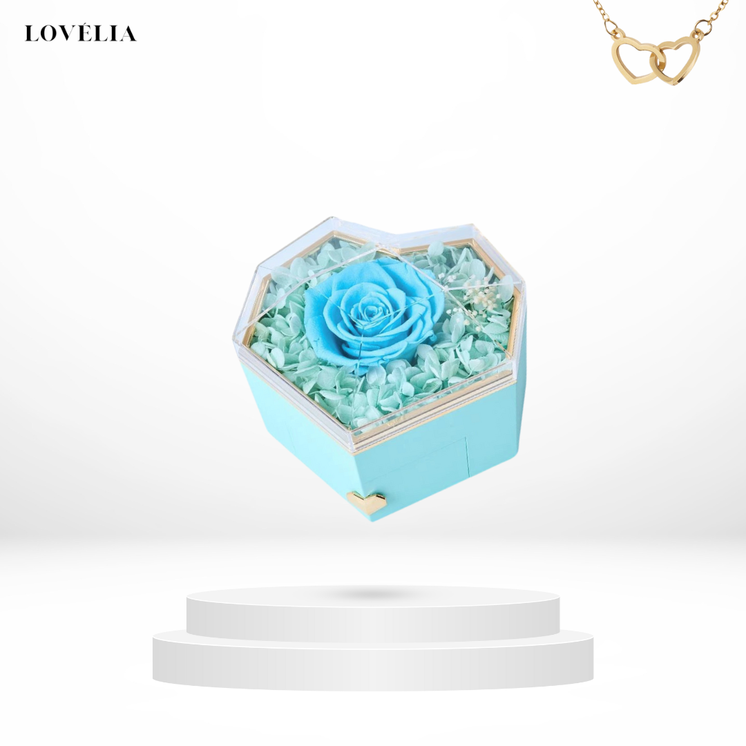 Coffret Cœur Lovélia™ & Collier Personnalisé