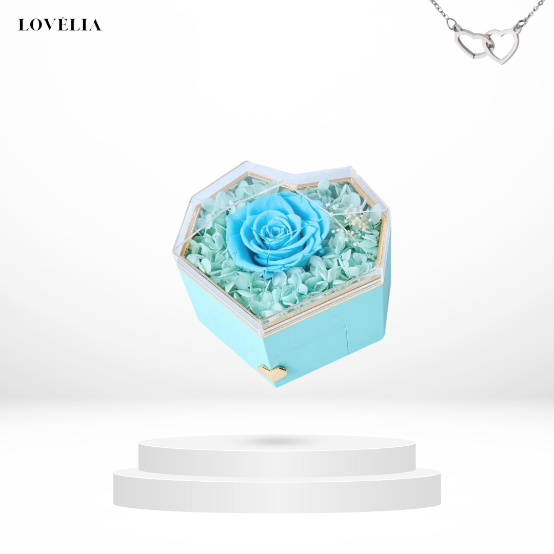 Coffret Cœur Lovélia™ & Collier Personnalisé