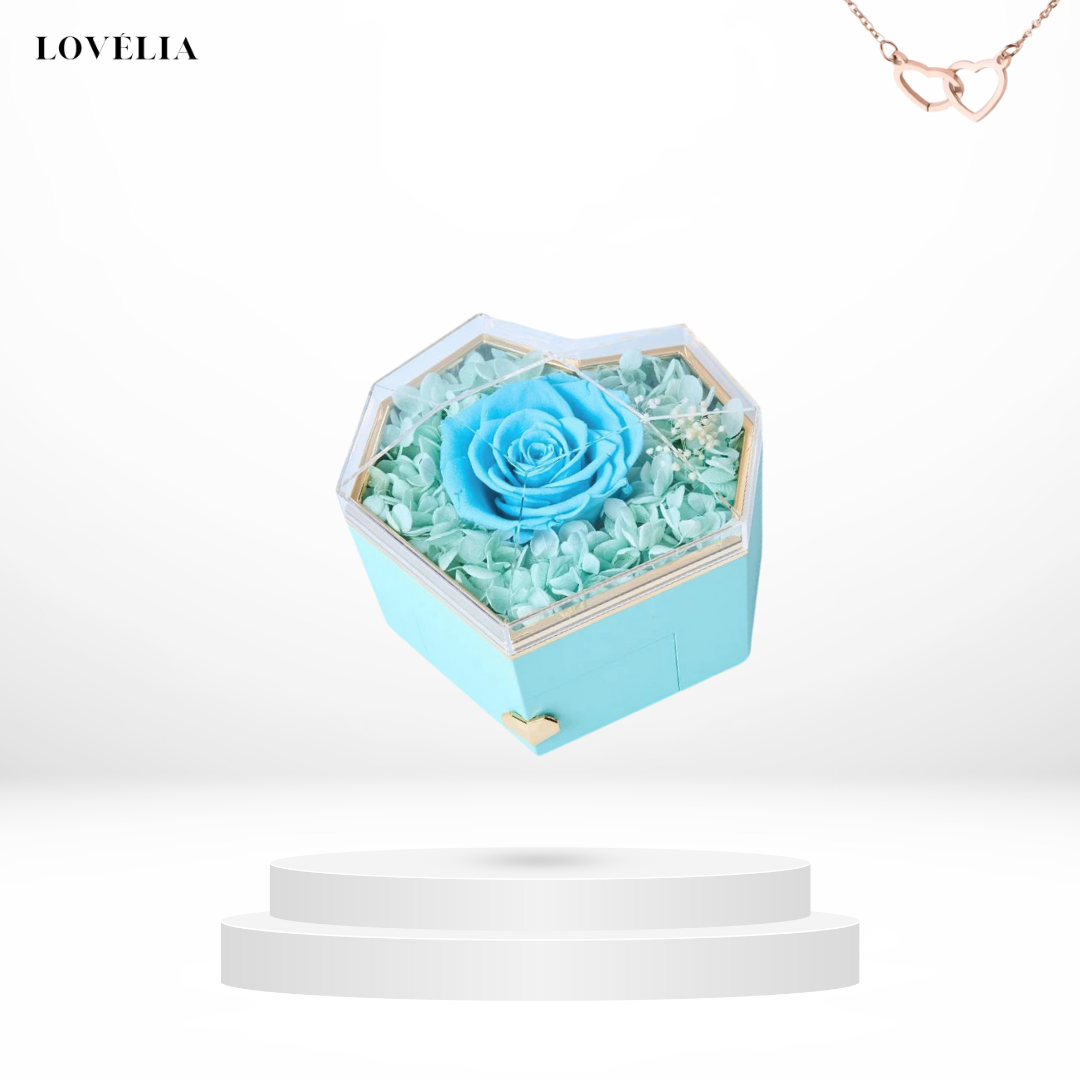 Coffret Cœur Lovélia™ & Collier Personnalisé