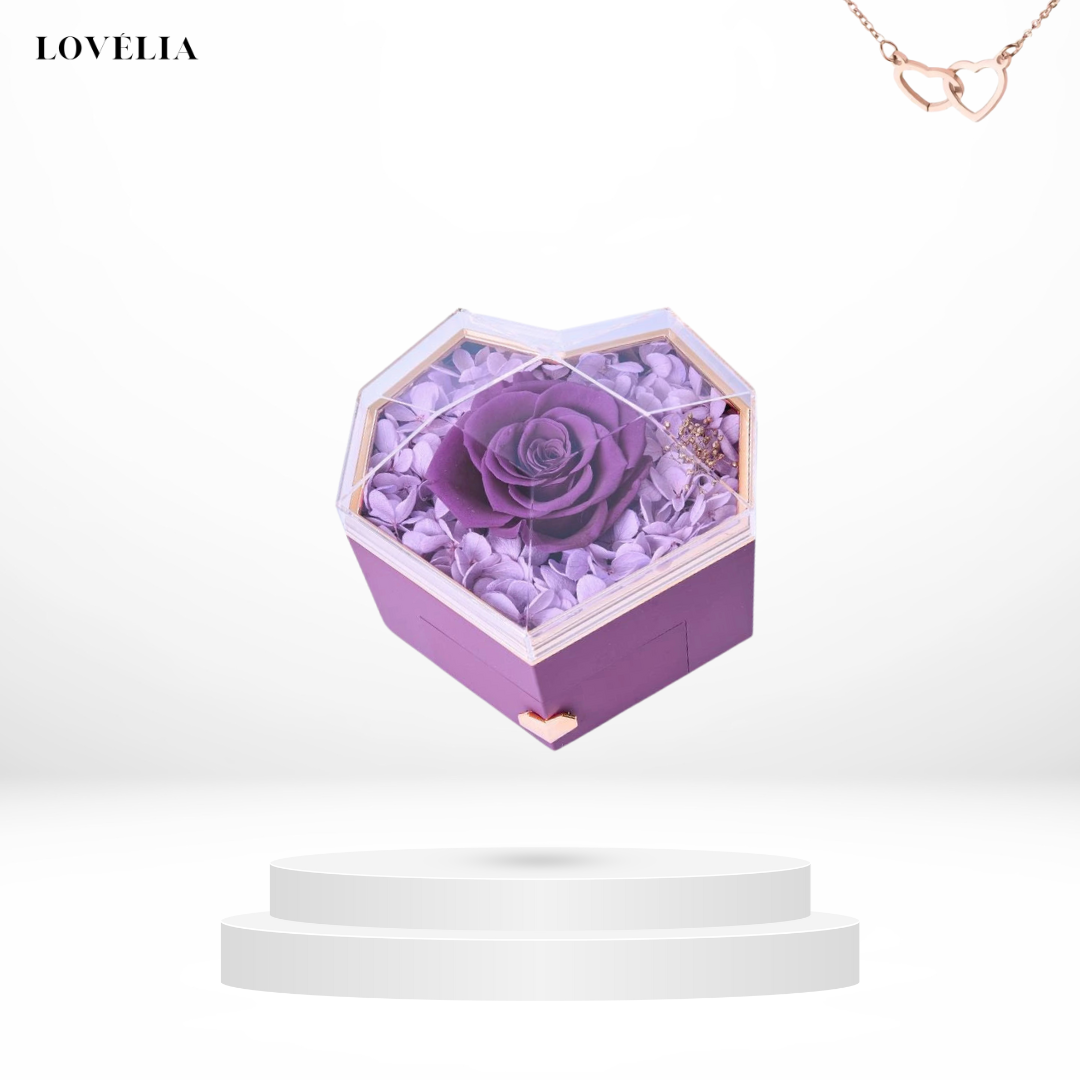Coffret Cœur Lovélia™ & Collier Personnalisé