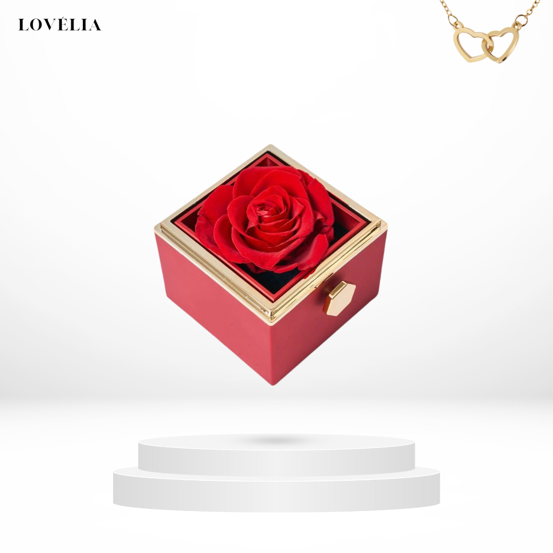 Coffret Tournant Lovélia™ & Collier Personnalisé