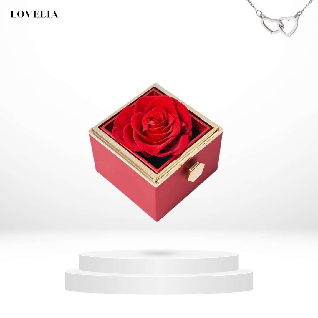 Coffret Tournant Lovélia™ & Collier Personnalisé