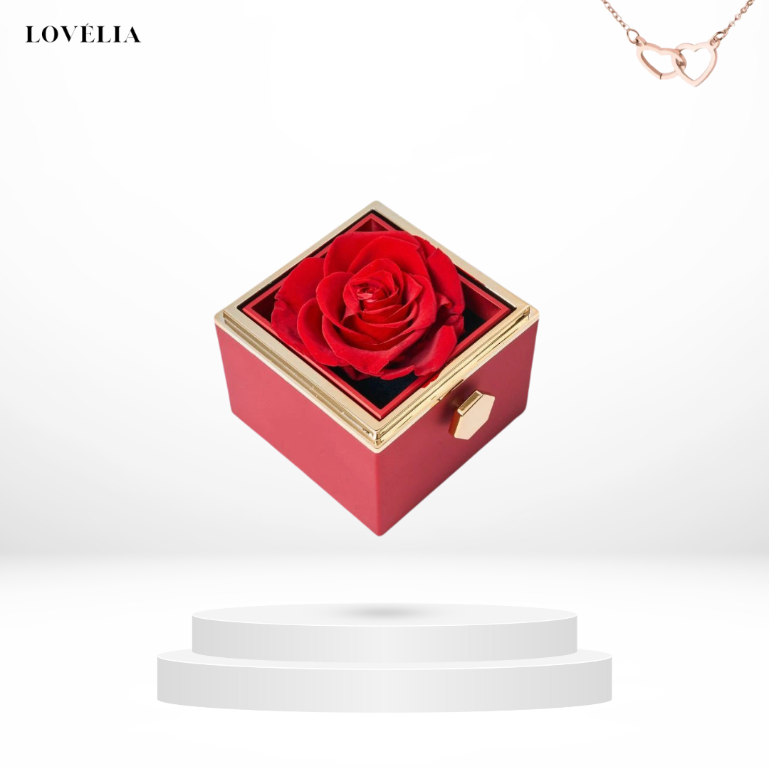 Coffret Tournant Lovélia™ & Collier Personnalisé