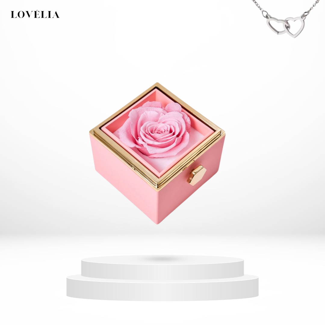 Coffret Tournant Lovélia™ & Collier Personnalisé