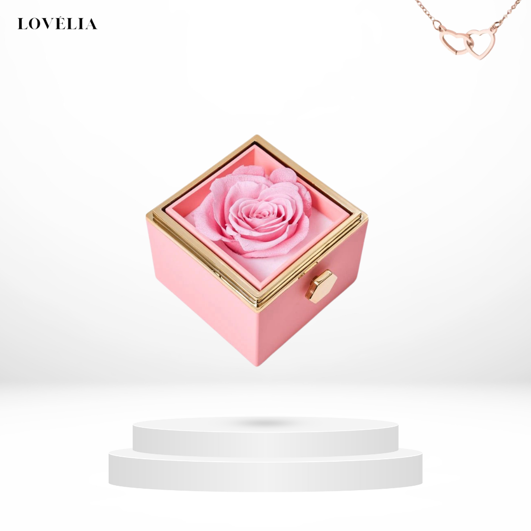 Coffret Tournant Lovélia™ & Collier Personnalisé