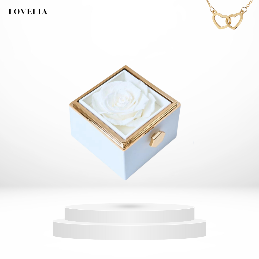 Coffret Tournant Lovélia™ & Collier Personnalisé