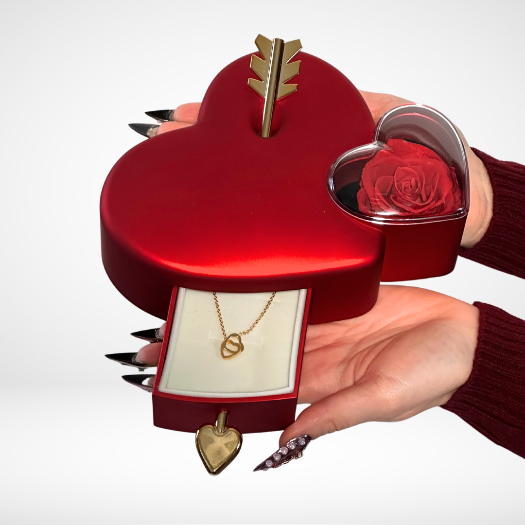 Coffret Cupidon Lovélia™ & Collier Personnalisé