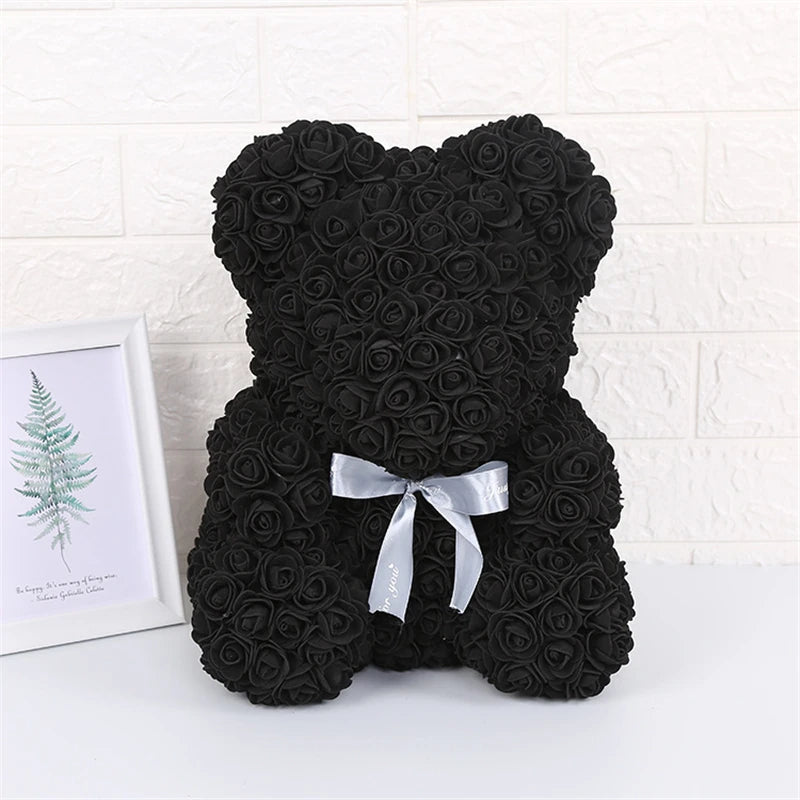 Ours en Roses avec lumière Lovélia™