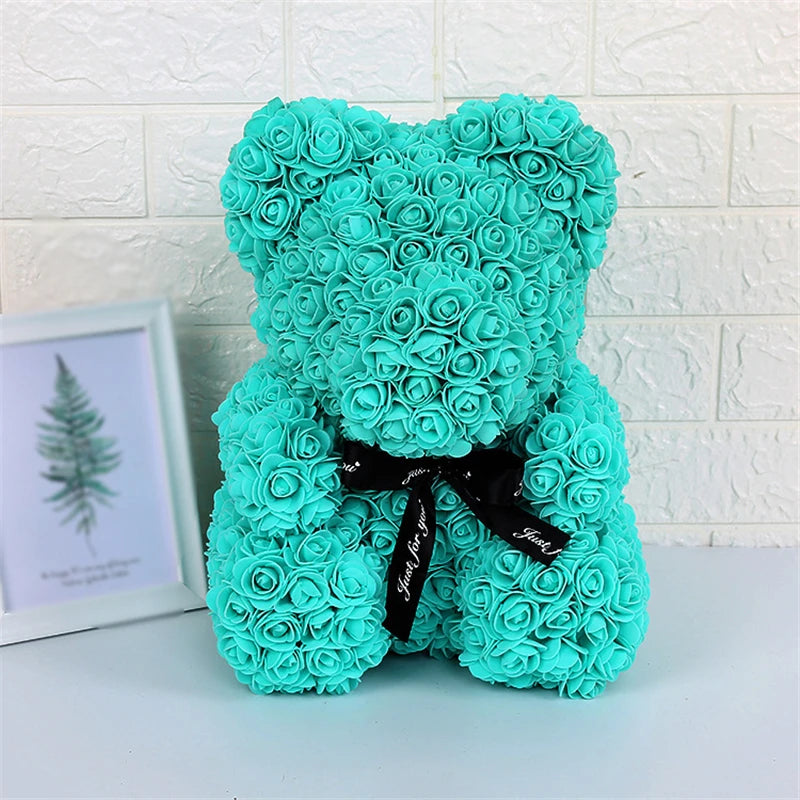 Ours en Roses avec lumière Lovélia™