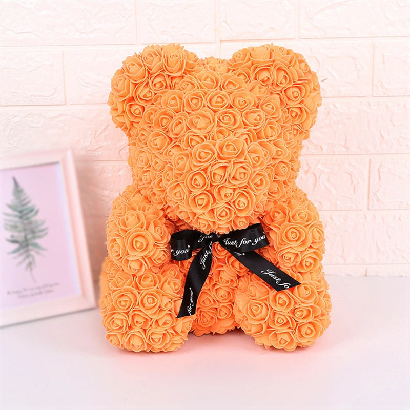 Ours en Roses avec lumière Lovélia™