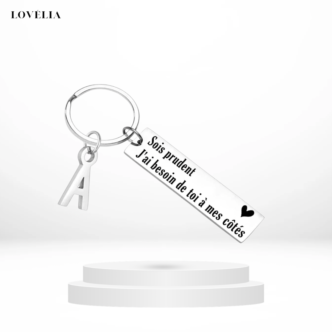 Porte-clés Sois Prudent Lovélia™