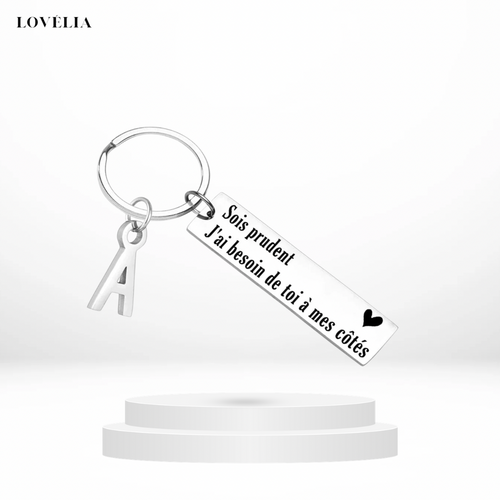 Porte-clés Sois Prudent Lovélia™