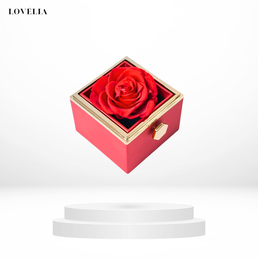 Boîte à Bijoux Rose Éternelle Lovélia™