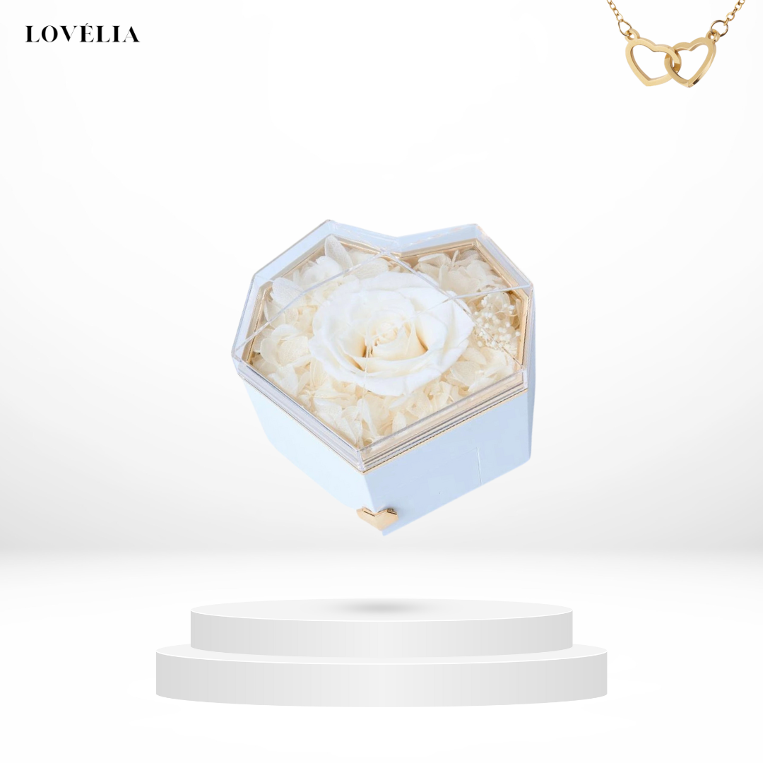 Coffret Cœur Lovélia™ & Collier Personnalisé