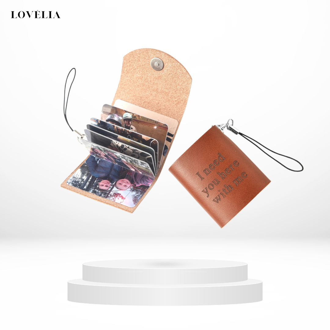 Porte-clés Album Photo  Personnalisé Lovélia™