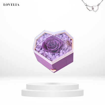 Coffret Cœur Lovélia™ & Collier Personnalisé