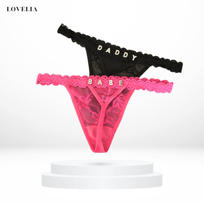 String Personnalisé en Dentelle Lovélia™