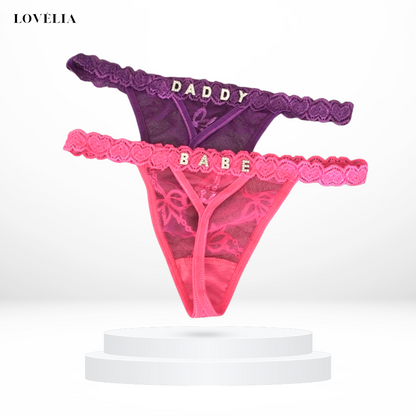String Personnalisé en Dentelle Lovélia™