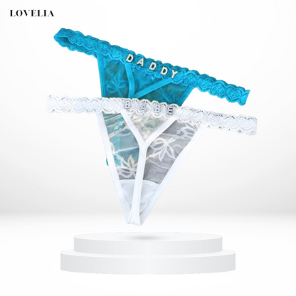 String Personnalisé en Dentelle Lovélia™