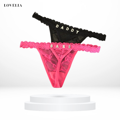String Personnalisé en Dentelle Lovélia™