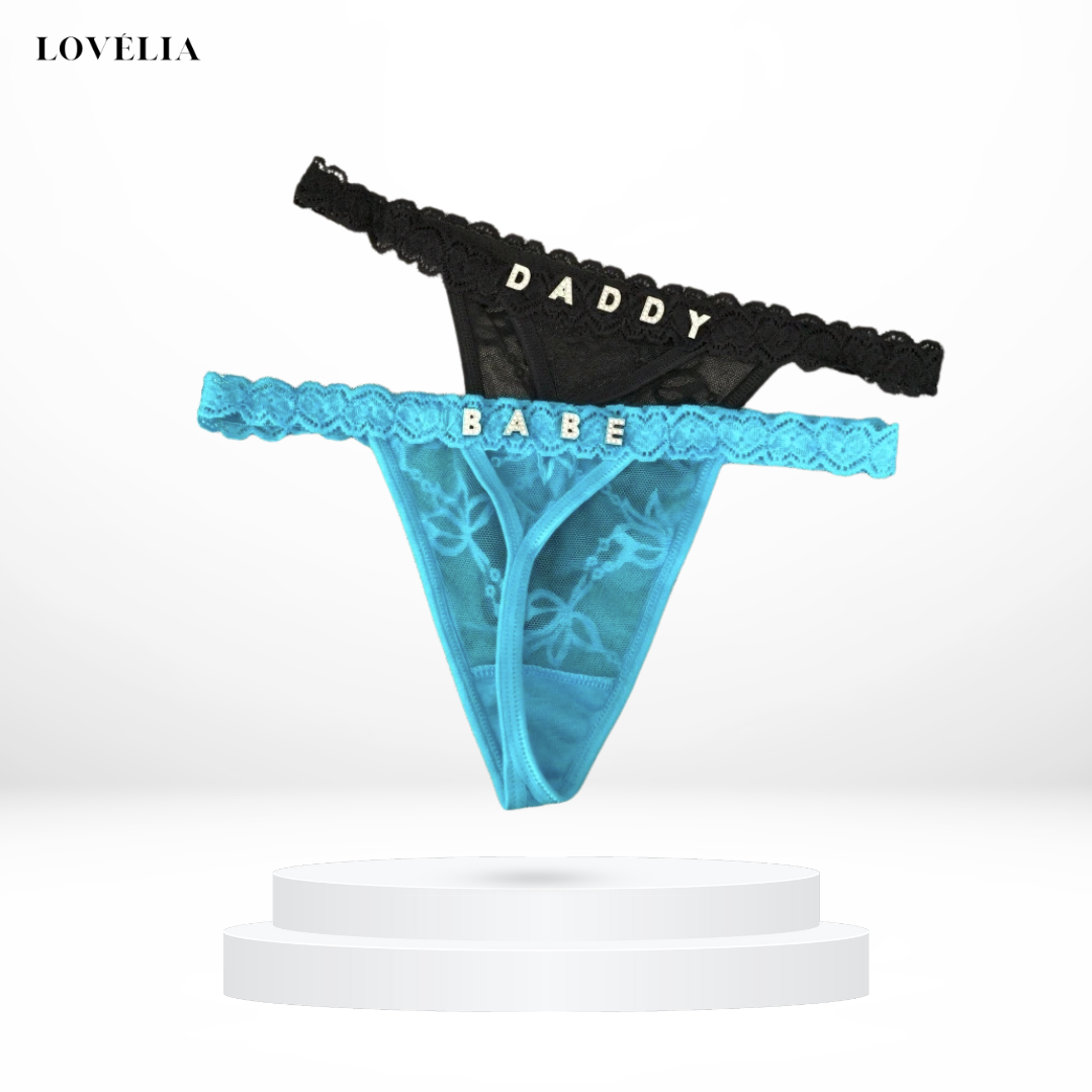 String Personnalisé en Dentelle Lovélia™