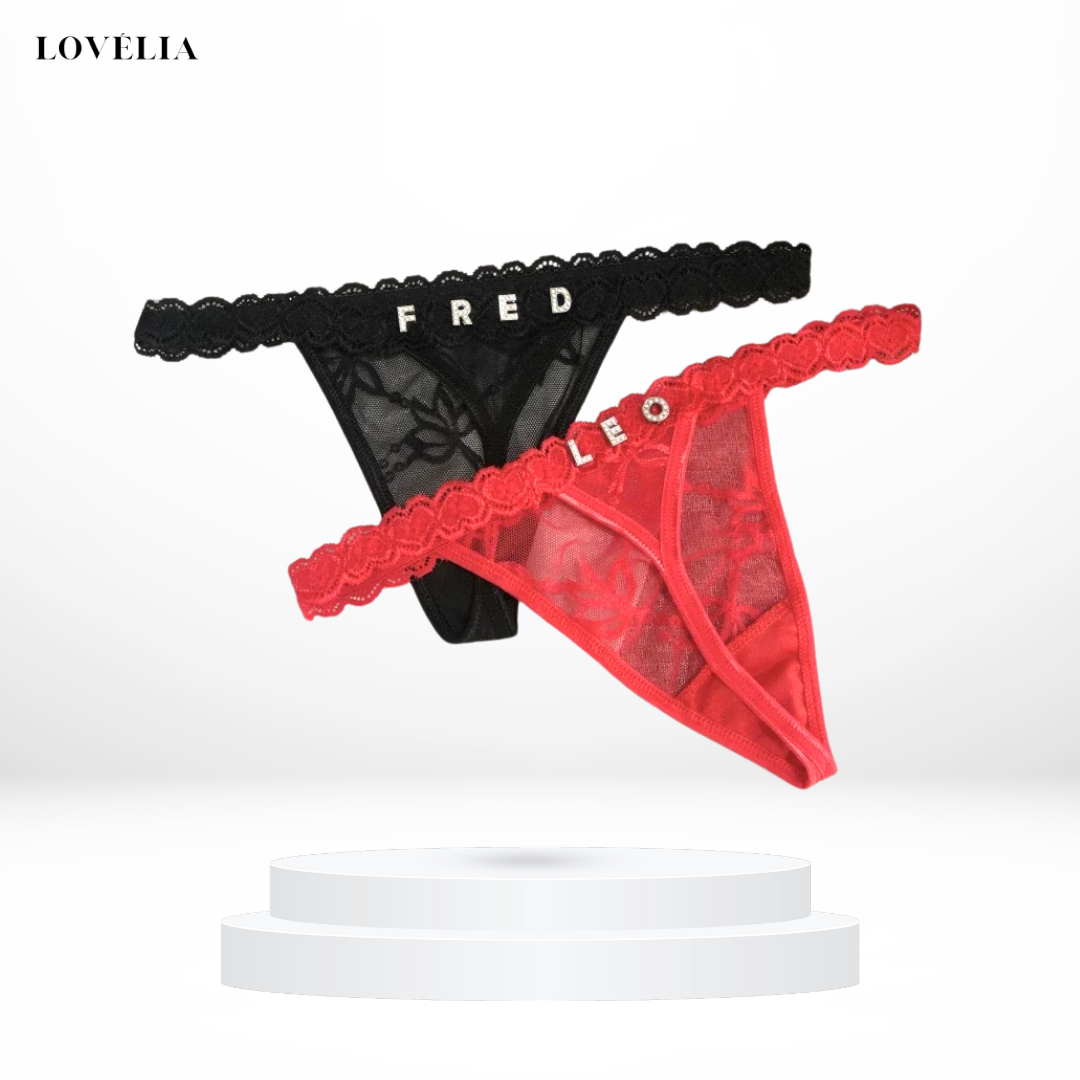 String Personnalisé en Dentelle Lovélia™