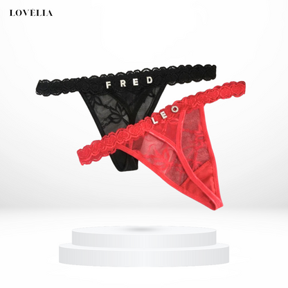 String Personnalisé en Dentelle Lovélia™