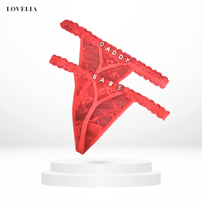String Personnalisé en Dentelle Lovélia™