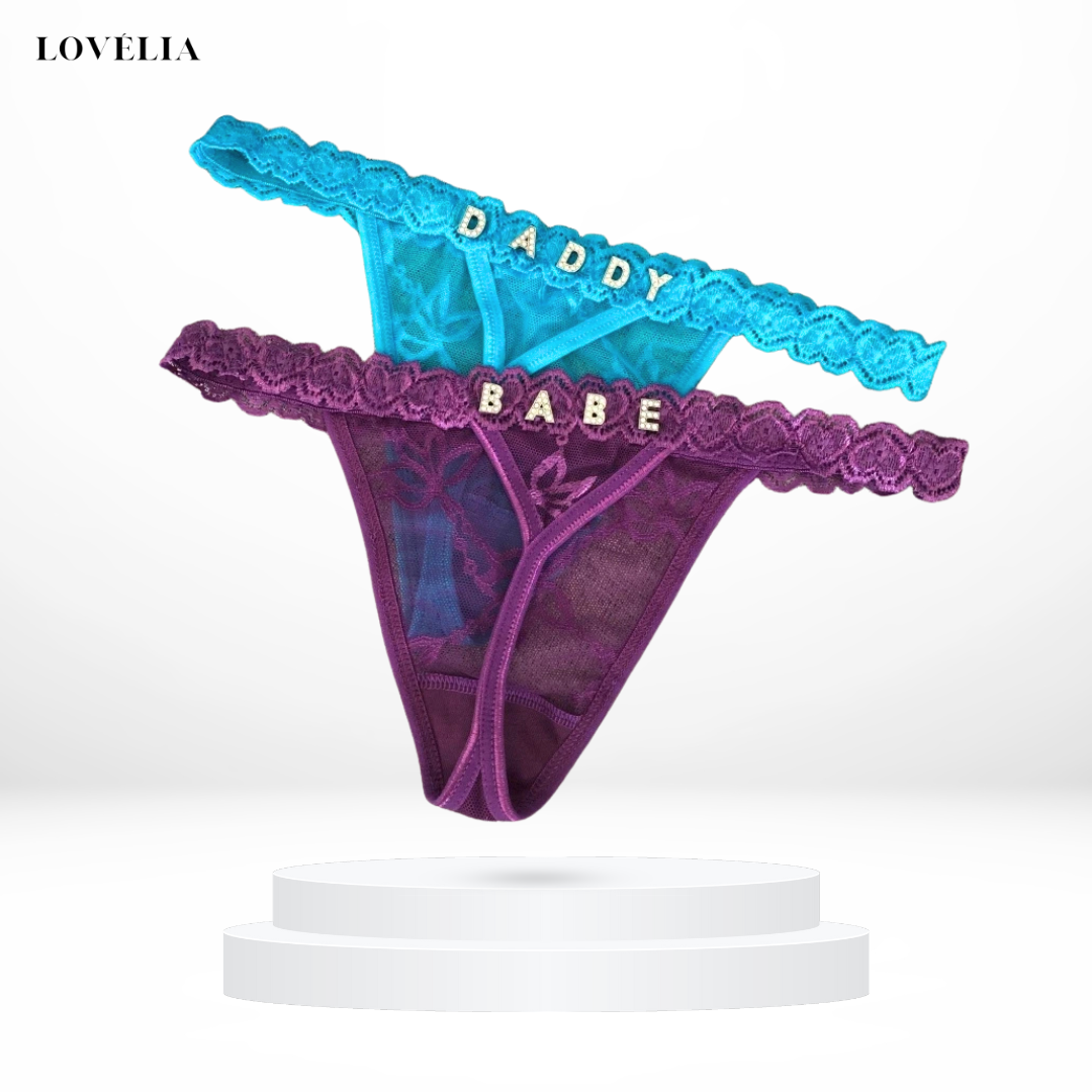 String Personnalisé en Dentelle Lovélia™