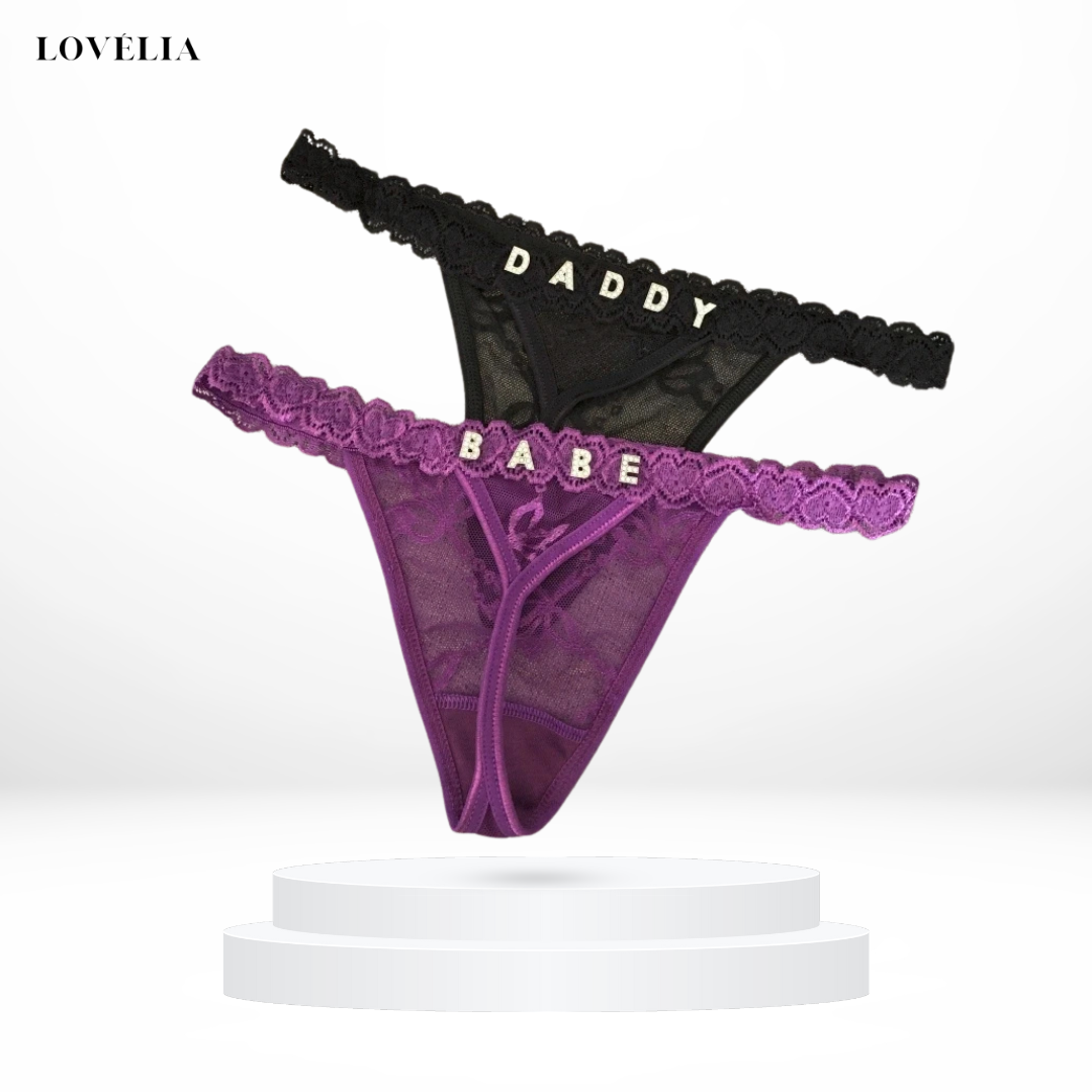 String Personnalisé en Dentelle Lovélia™