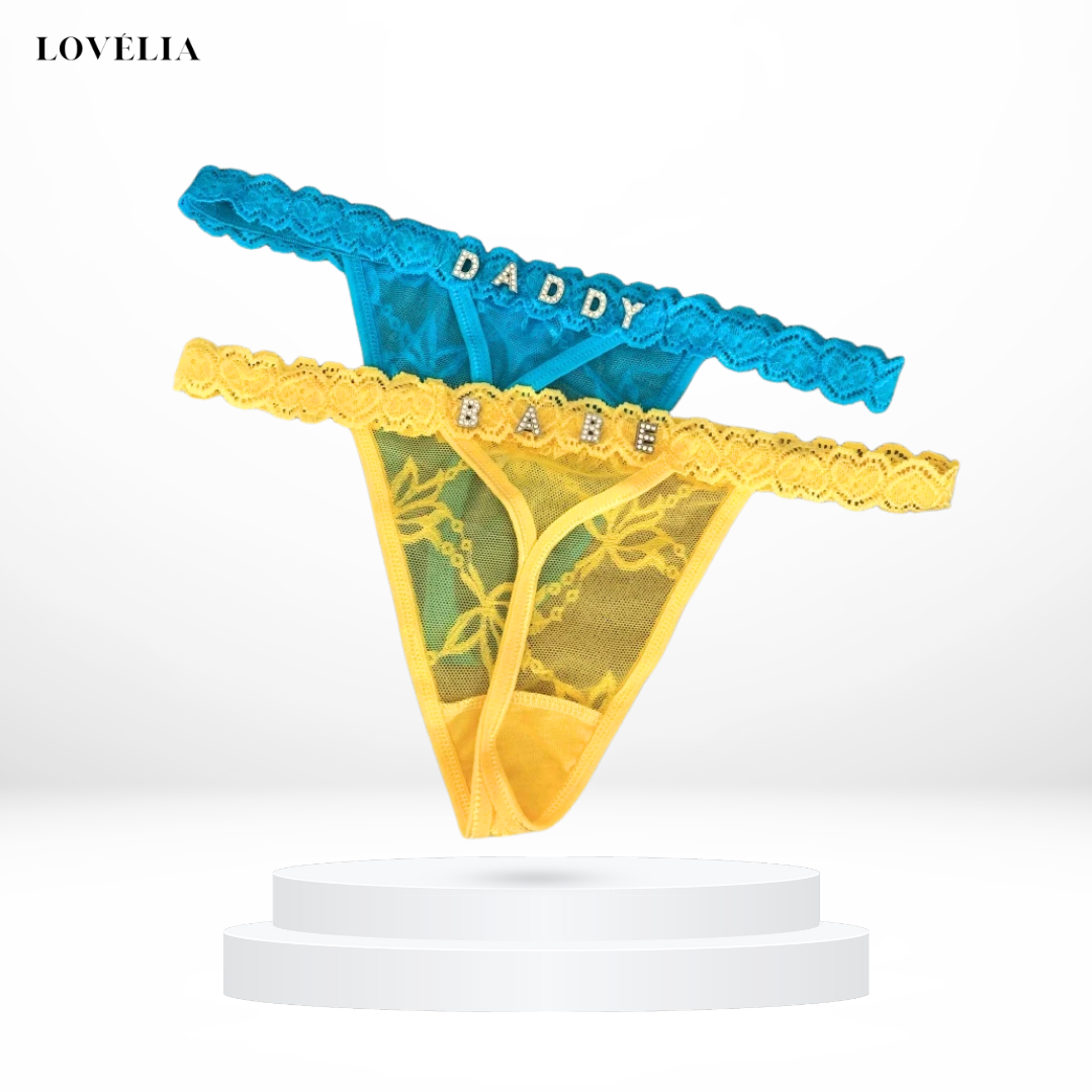 String Personnalisé en Dentelle Lovélia™