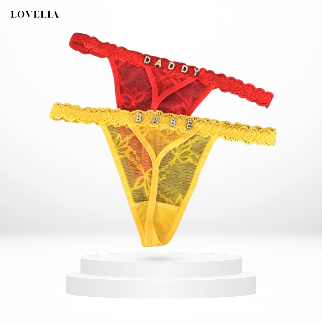String Personnalisé en Dentelle Lovélia™