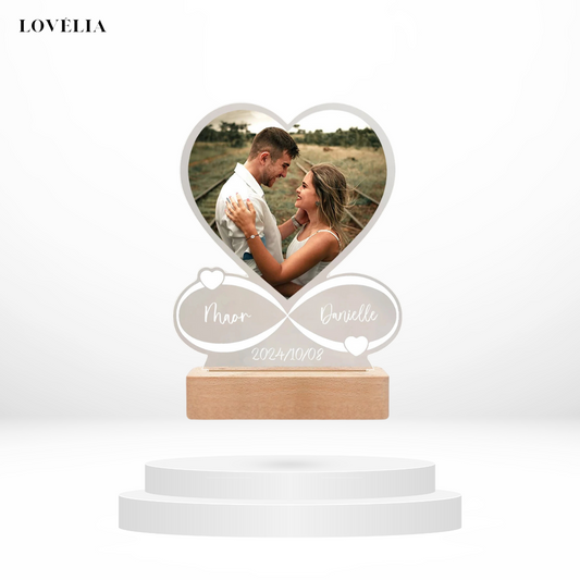 Cadre Photo LED Personnalisé Lovélia™