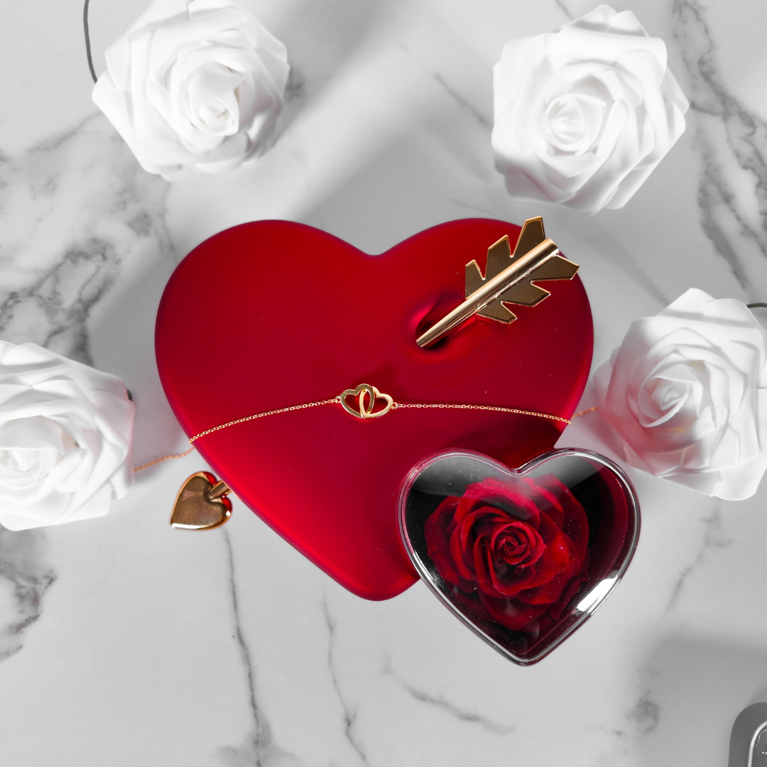 Coffret Cupidon Lovélia™ & Collier Personnalisé