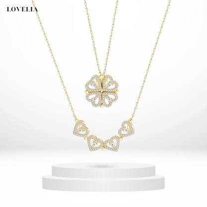 Collier 2 en 1 cœur Lovélia™