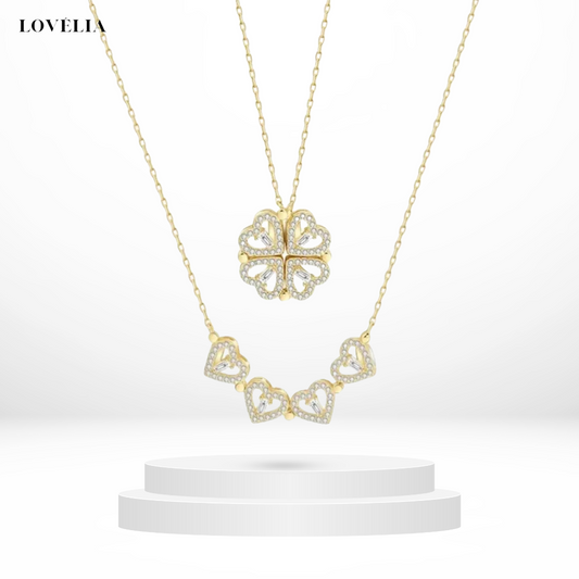 Collier 2 en 1 cœur Lovélia™