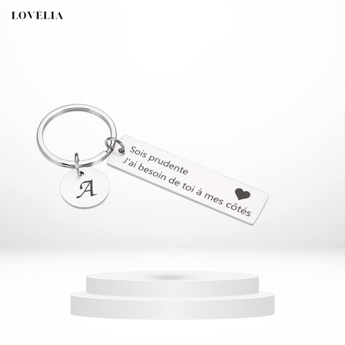 Porte-clés  Sois Prudente Lovélia™