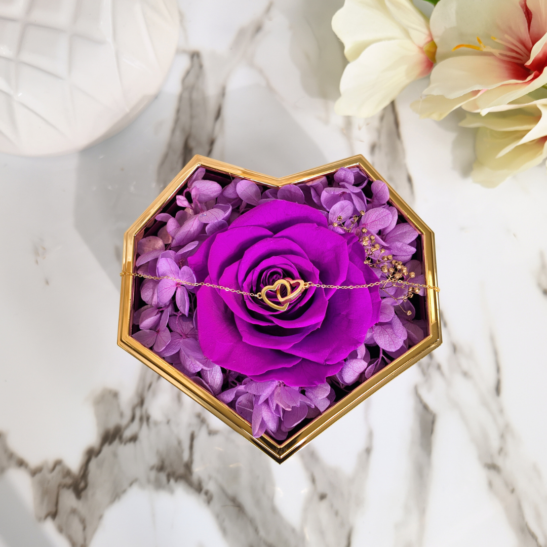 Coffret Cœur Lovélia™ & Collier Personnalisé
