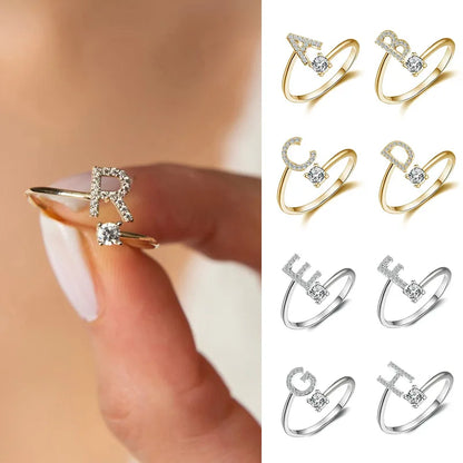 Bague Initiale Ajustable