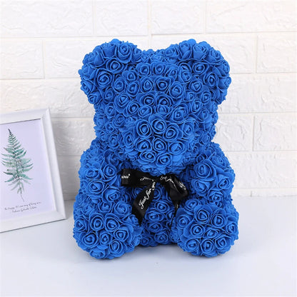 Ours en Roses avec lumière Lovélia™